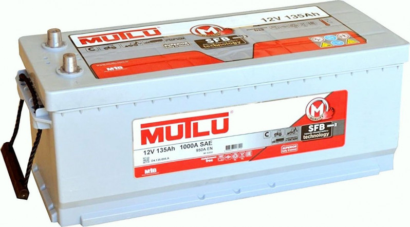 АКБ MUTLU 135 о.п. — 1