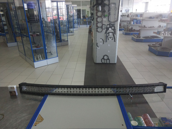 Фара светодиодная CH032 288W 96 диодов по 3W (габаритные размеры 113*90*82*1370мм)изогнутая) — 1