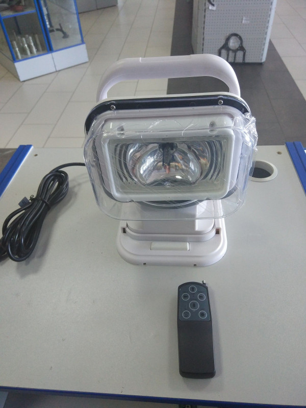 ФАРОИСКАТЕЛЬ 12/24v, 55W Ксенон,пульт д/у,цвет белый — 1